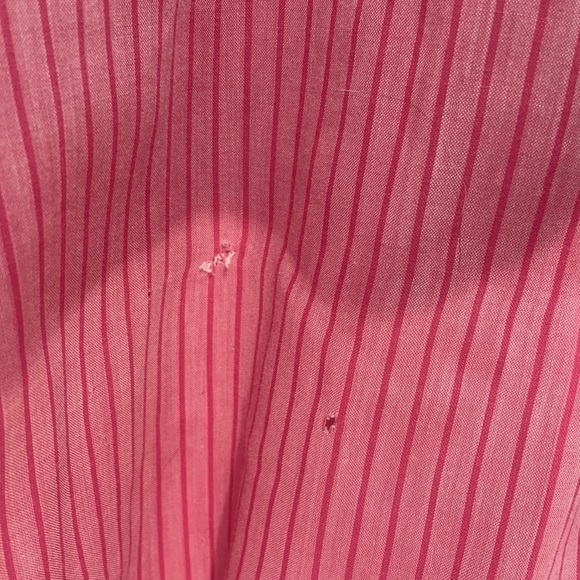 Vintage circa- 50's/60's Heritage House Casual Red Stripped Button Down Shirt! - Picture 8 of 11
